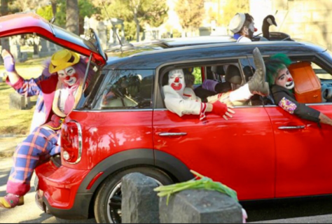 Stuffing clowns into a car
